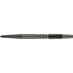 Vrhovi za steel strelice TARGET Swiss Point, DS Surge metalic, 26mm, crni - 3kom