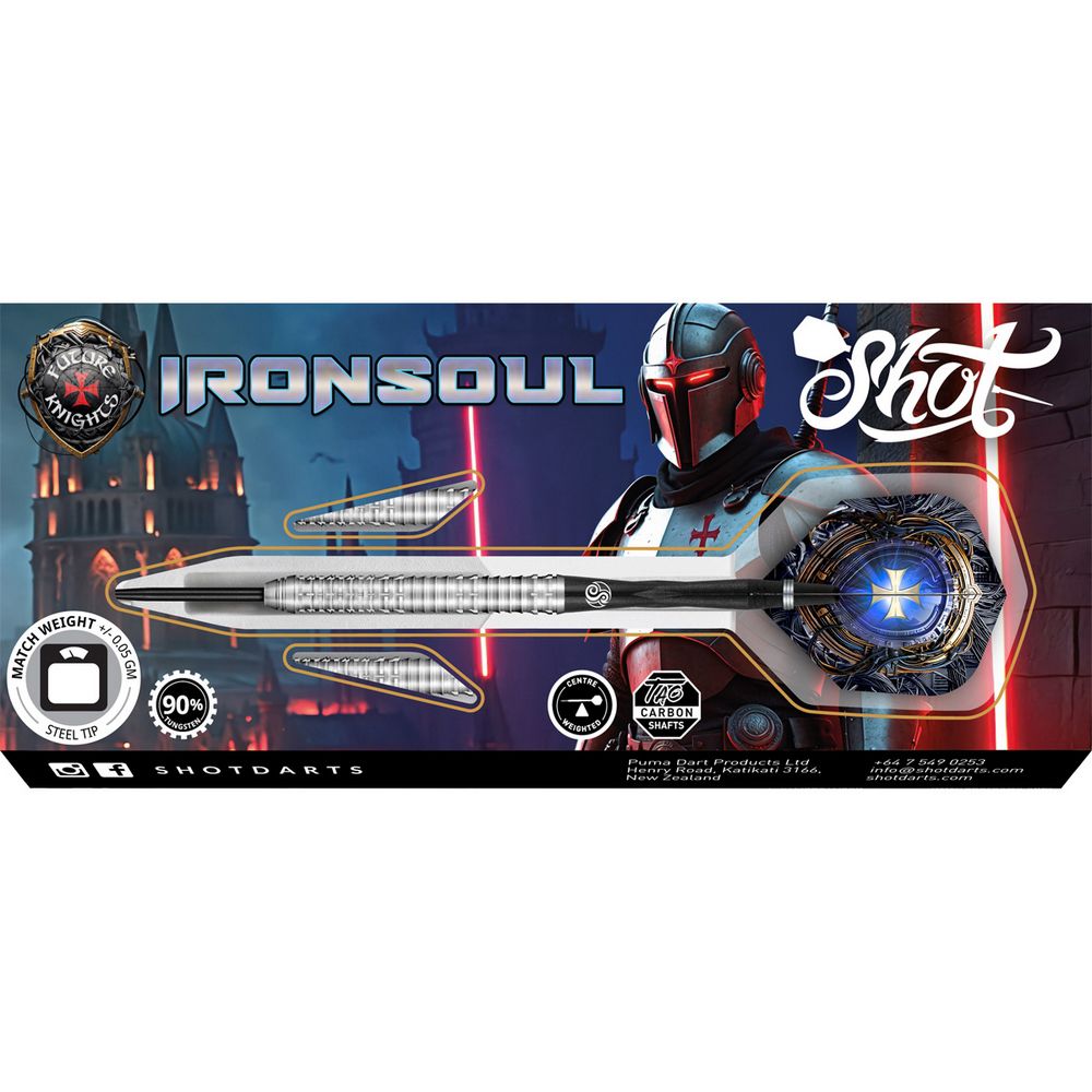 Set strelica steel Shot Future Knights Ironsoul 23g, 90% wolfram - Slika 6