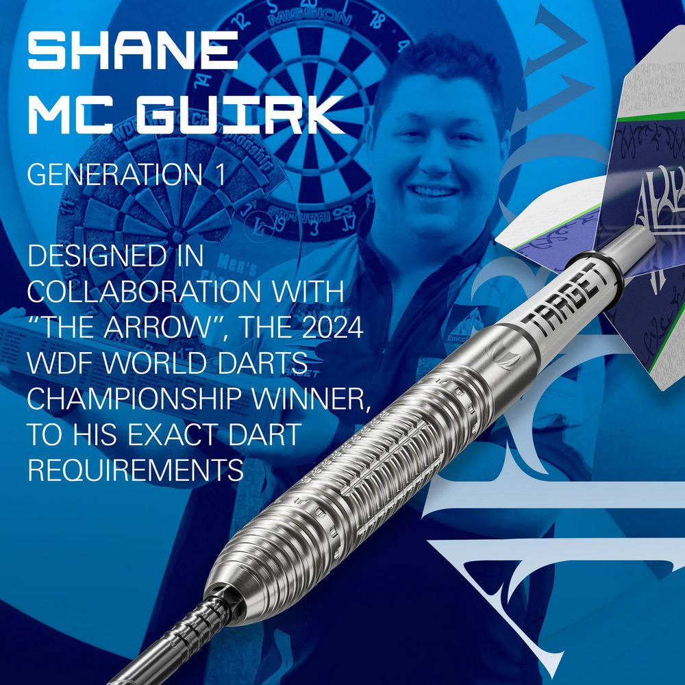 Set strelica steel Target Shane McGuirk G1 23g SP 90% wolfram - Slika 3