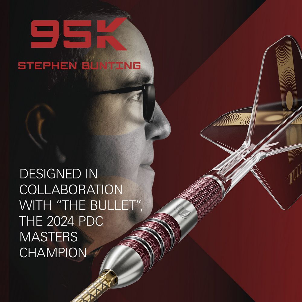 Set strelica steel Target Stephen Bunting 95K 18g SP 95% wolfram - Slika 4