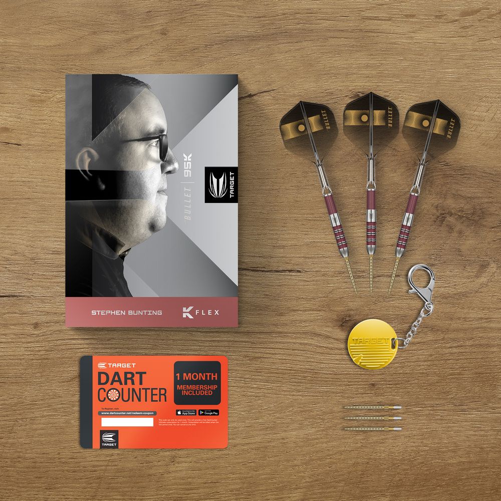 Set strelica steel Target Stephen Bunting 95K 18g SP 95% wolfram - Slika 8