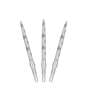 Vrhovi za steel strelice Target Swiss Storm Onyx srebrni, 30mm - 3kom