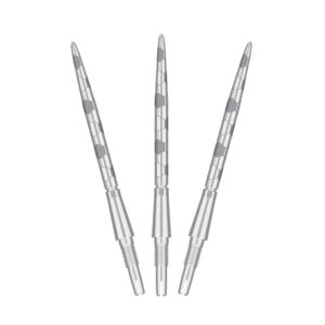 Vrhovi za steel strelice Target Swiss Storm Onyx srebrni, 35mm - 3kom