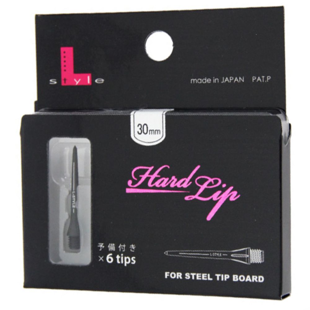 Vrhovi za strelice steel carbon L-Style Hard Lip 30mm,crni, 6kom. - Slika 4