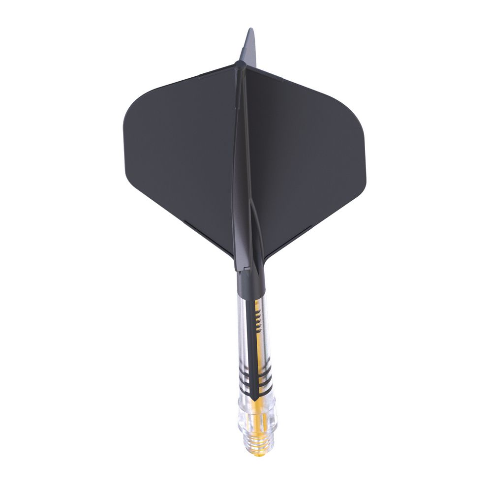 Pera i tela za strelice ROST T19 crno-žuta, Big Standard Wing pera, carbon tela veličina 5 - Slika 3