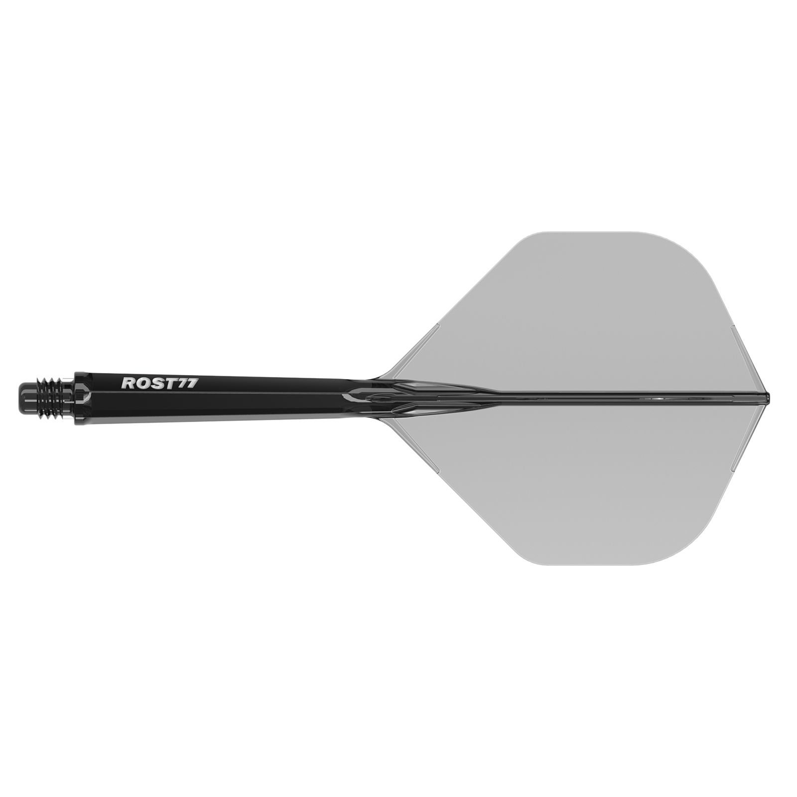 Pera i tela za strelice Cuesoul ROST 77 providno crna, Big Standard Wing pera i medium tela - Slika 2