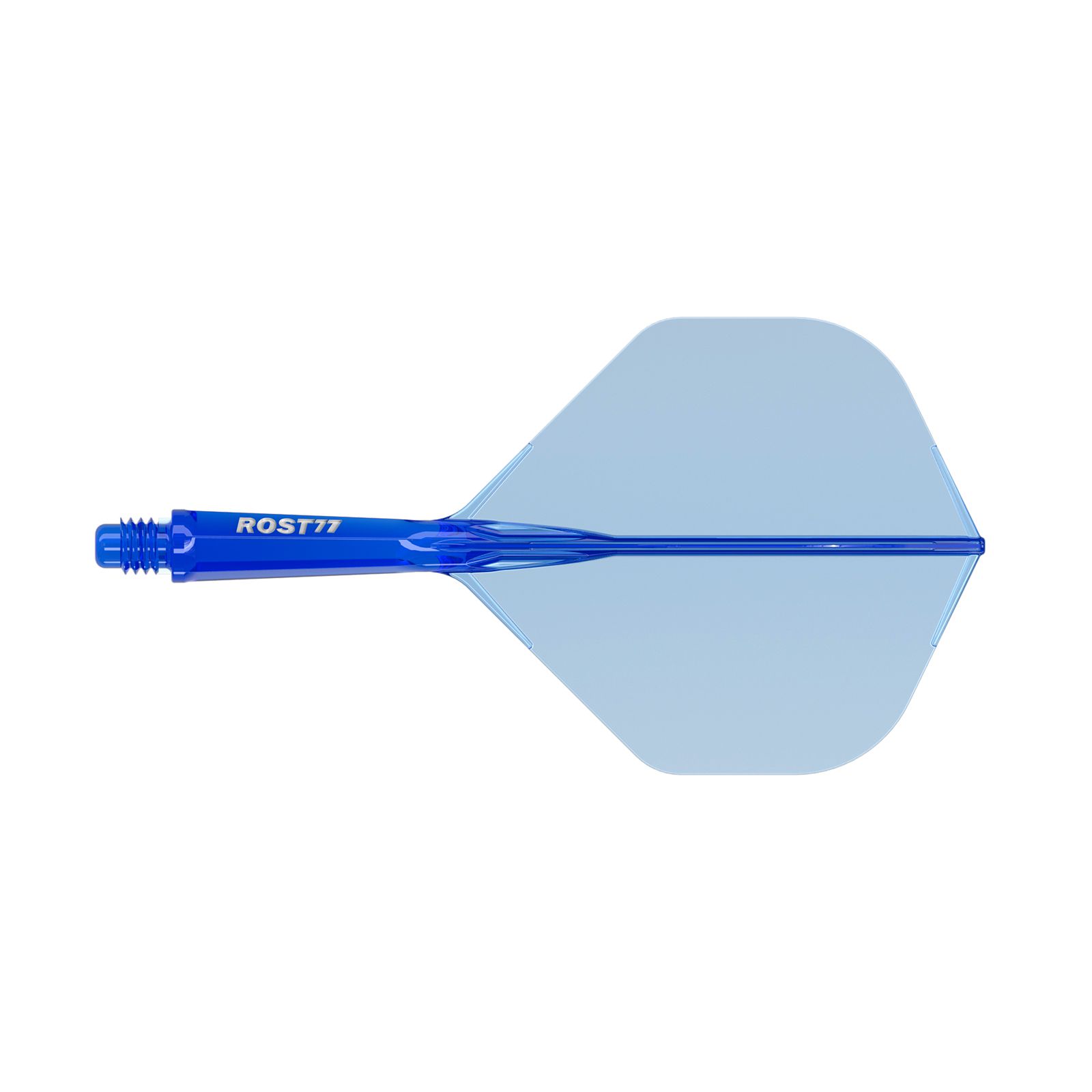 Pera i tela za strelice Cuesoul ROST 77 providno plava, Big Standard Wing pera i short tela - Slika 2