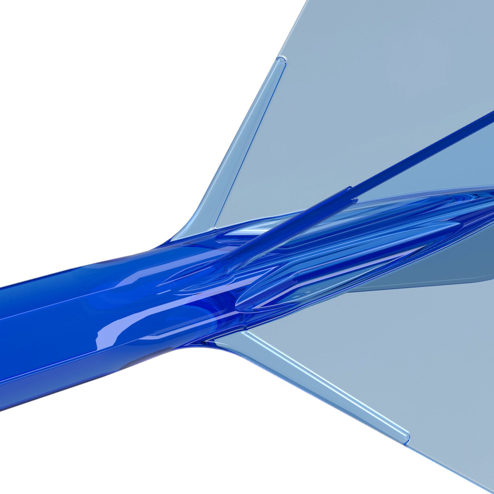 Pera i tela za strelice Cuesoul ROST 77 providno plava, Big Standard Wing pera i short tela - Slika 8