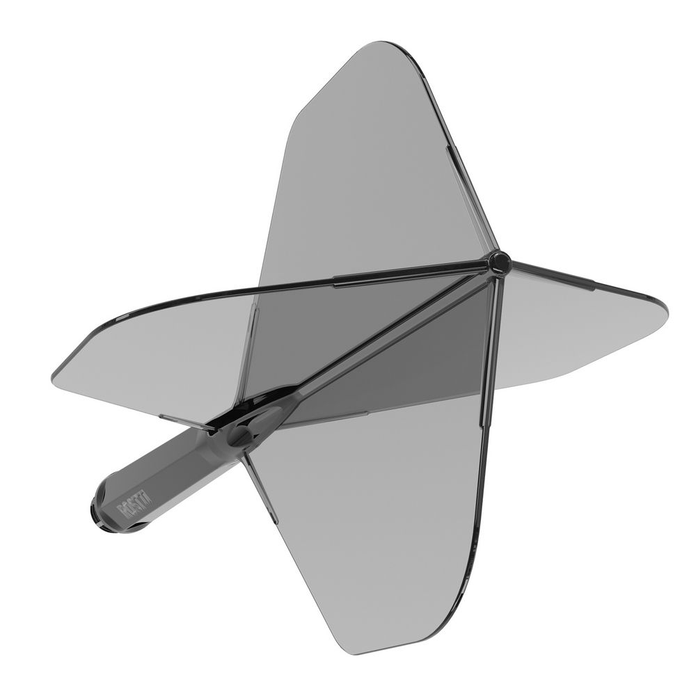 Pera i tela za strelice Cuesoul ROST 77 providno crna, Small Standard Wing pera i medium tela - Slika 3