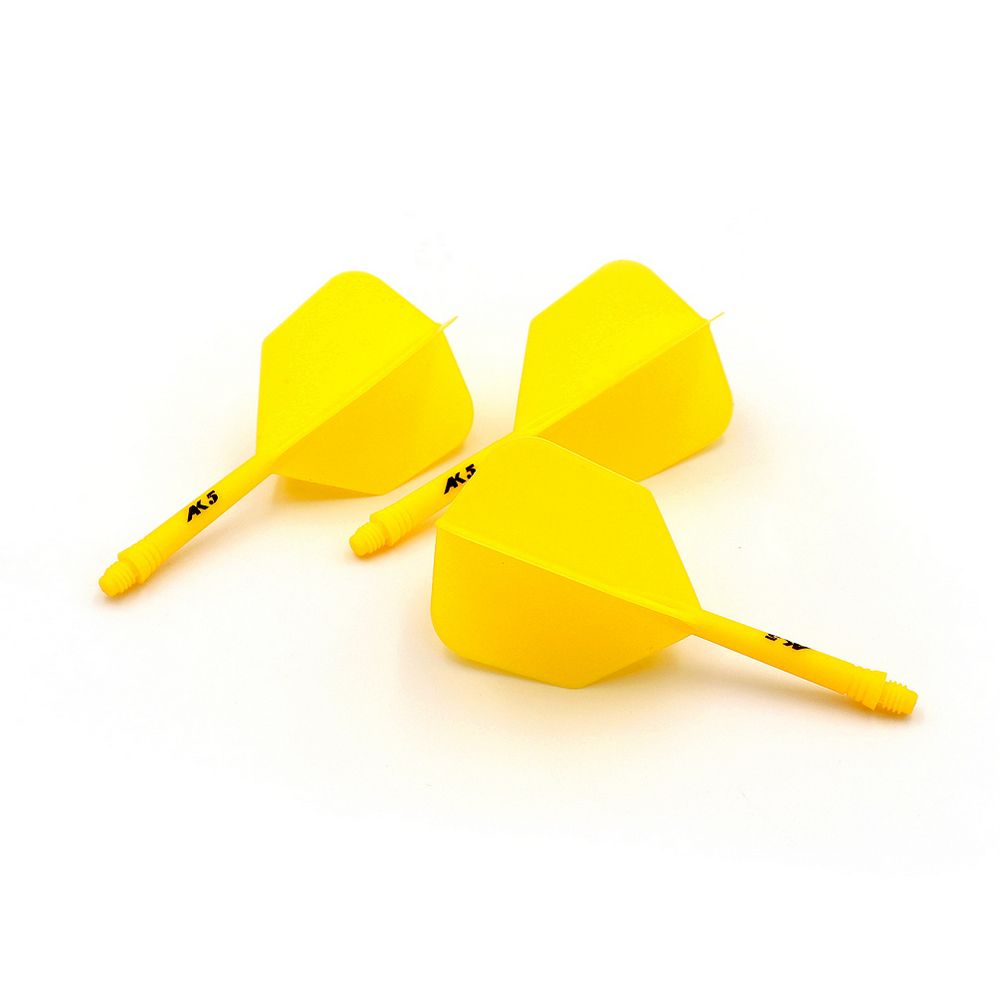 Pikado pera i tela Cuesoul ROST AK5 B Solid, žuta, Big Wing pera i medium tela - Slika 2