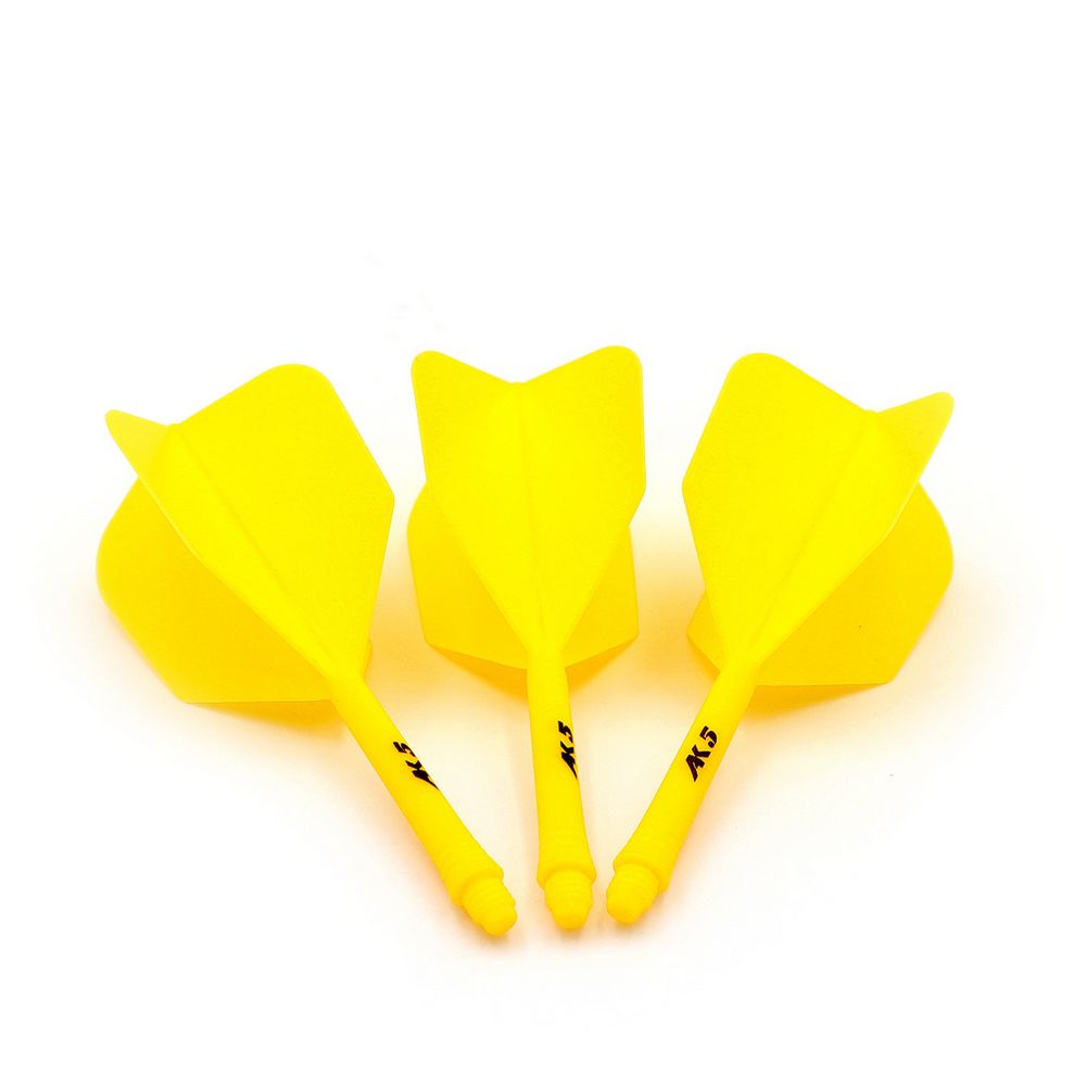 Pikado pera i tela Cuesoul ROST AK5 B Solid, žuta, Big Wing pera i medium tela - Slika 4