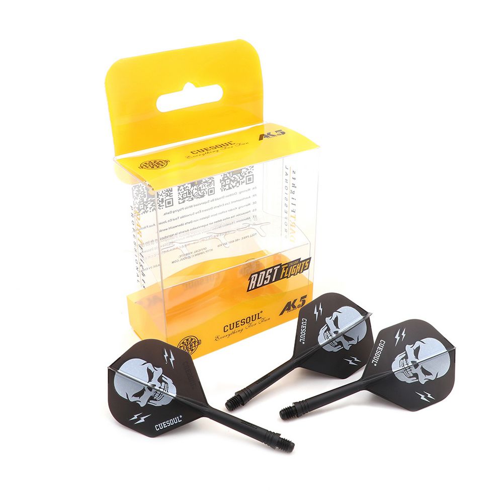 Pikado pera i tela Cuesoul ROST AK5 B Skeleton, crna, Standard Wing pera i intermediate tela - Slika 6
