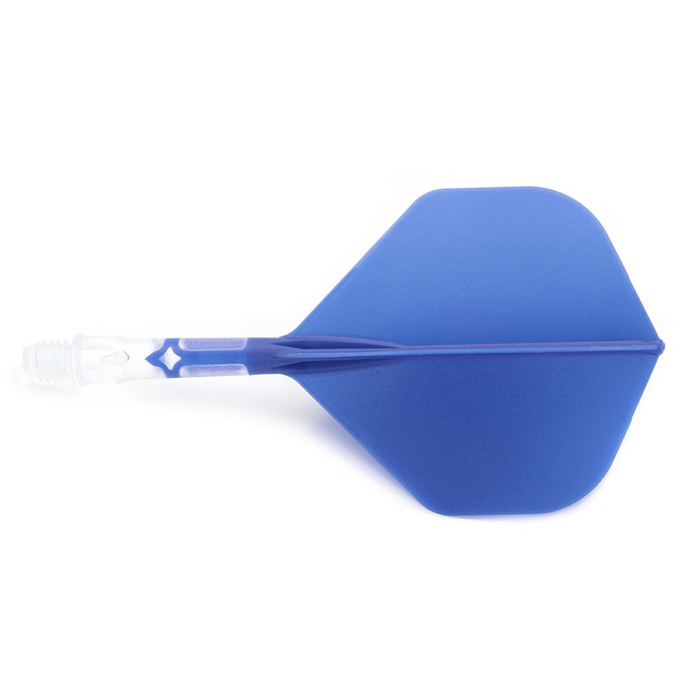 Pera i tela za strelice Cuesoul ROST T19 plavo-providna, Big Standard Wing pera i short tela