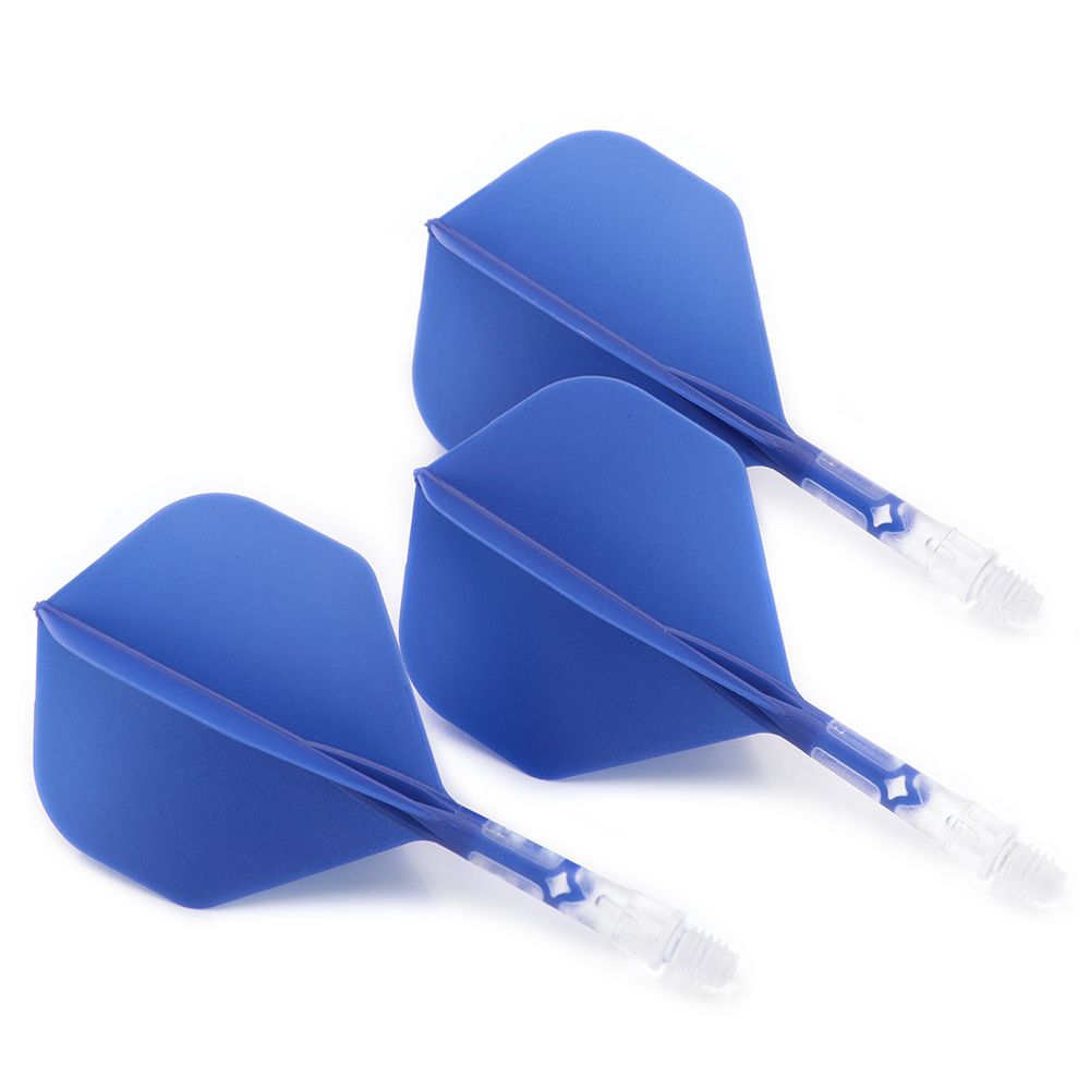 Pera i tela za strelice Cuesoul ROST T19 plavo-providna, Big Standard Wing pera i short tela - Slika 3
