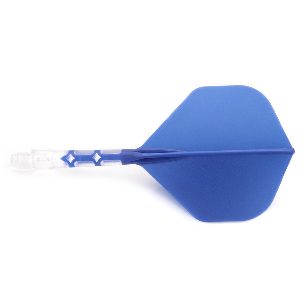 Pera i tela za strelice Cuesoul ROST T19 plavo-providna, Big Standard Wing pera i intermediate tela