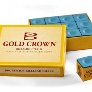 Bilijar kreda Brunswick Gold Crown plava 1kom.