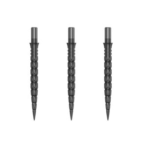 Zamenski vrhovi za steel strelice Cuesoul Touch Point II V Cuts metalik sivi, 29mm