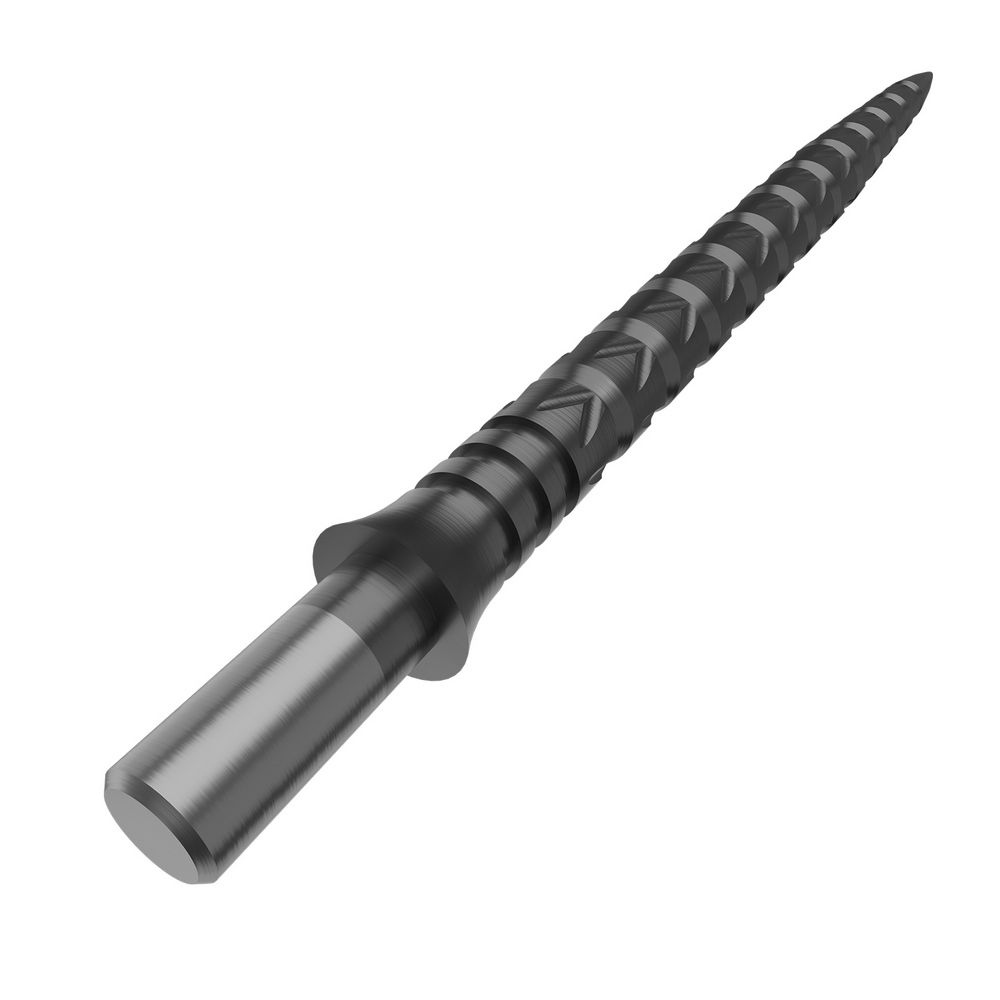Zamenski vrhovi za steel strelice Cuesoul Touch Point II V Cuts metalik sivi, 41mm - Slika 2