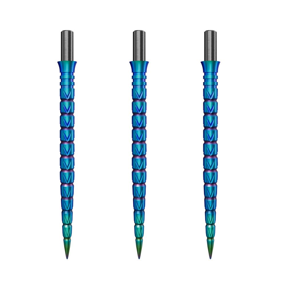 Zamenski vrhovi za steel strelice Cuesoul Touch Point II V Cuts šareni, 37mm