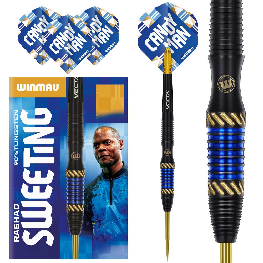 Set strelica steel Winmau Rashad Sweeting 24g, 90% wolfram - Slika 4