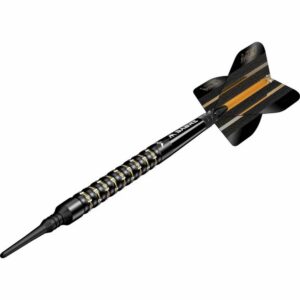 Set strelice soft Mission Mike De Decker Black and Gold PVD 20g, 95% wolfram
