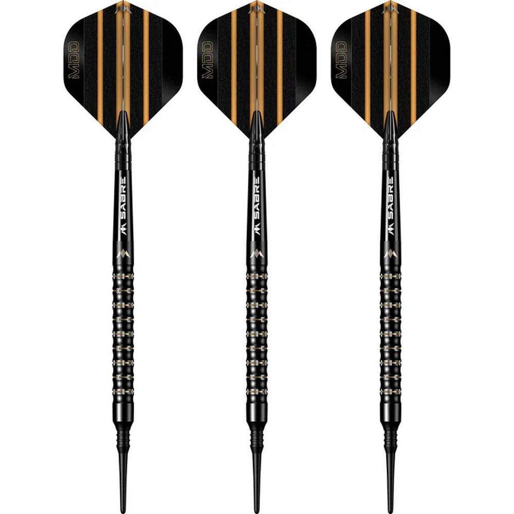 Set strelice soft Mission Mike De Decker Black and Gold PVD 20g, 95% wolfram - Slika 3