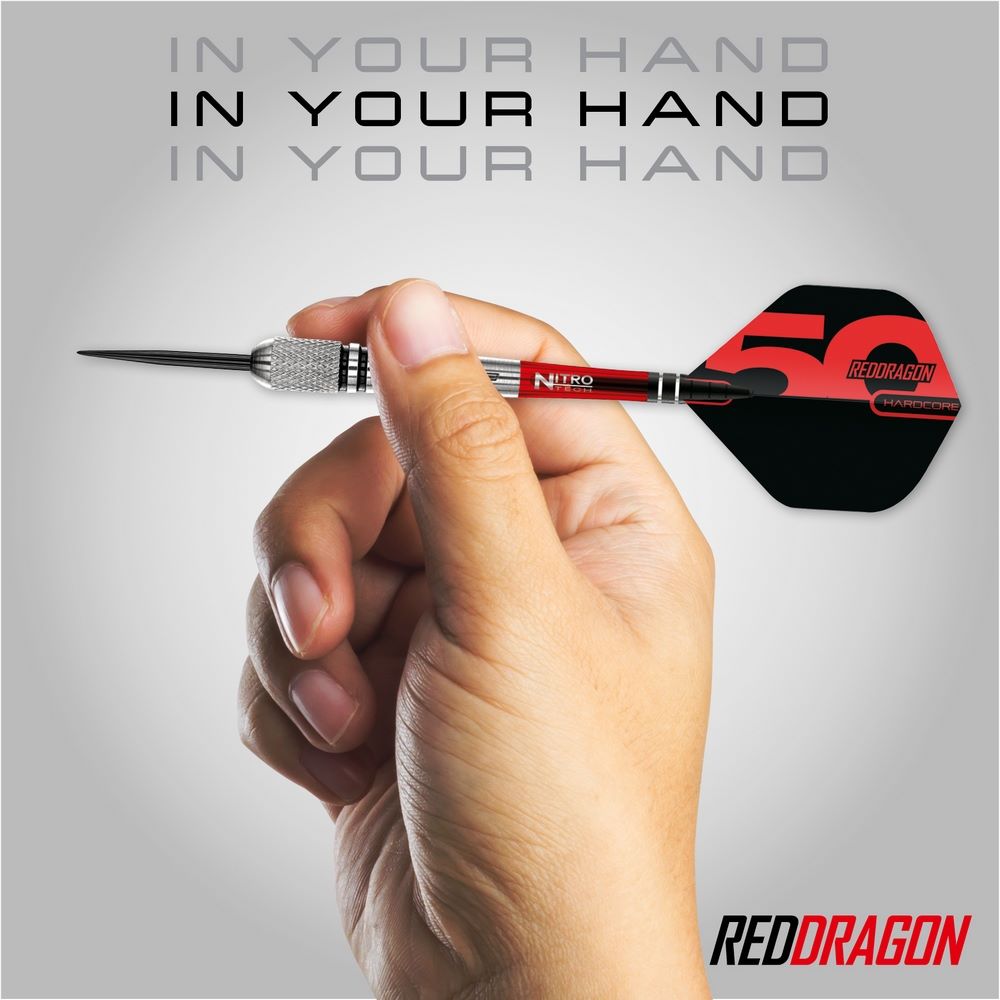 Set strelica steel Red Dragon Darts 50 Years - Flightmaster Torpedo 2 24g, 80% wolfram - Slika 5