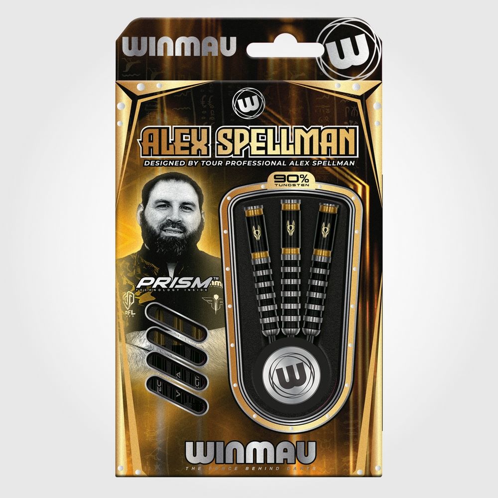 Set strelica steel Winmau Alex Spellman, 24g 90% wolfram - Slika 7