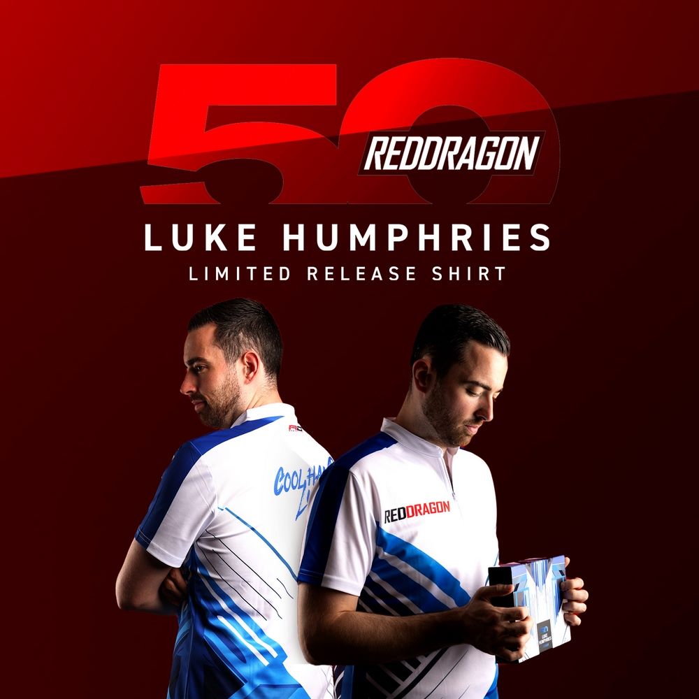 Majica Red Dragon 50 Year Limited Edition, Luke Humphries – veličina XL - Slika 6