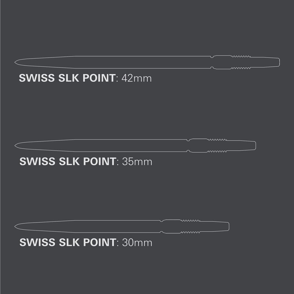 Vrhovi za strelice Target Swiss SLK srebrni, 30mm, 3kom - Slika 2