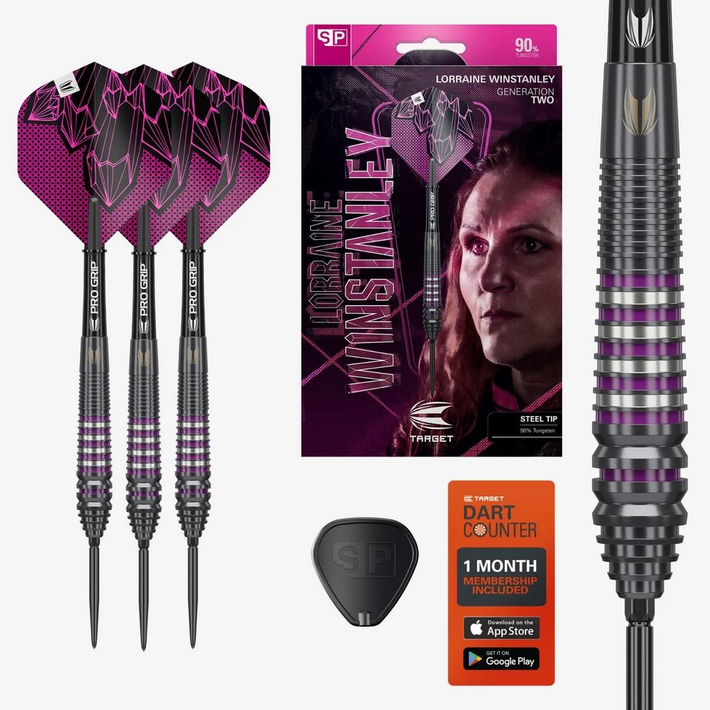 Set strelica steel get Lorraine Winstanley G2 24g SP 90% wolfram - Slika 2