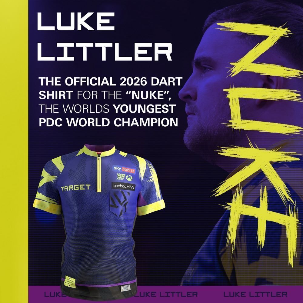 Majica Target Playing Shirt Luke Littler 2026, za decu od 8 godina - Slika 6
