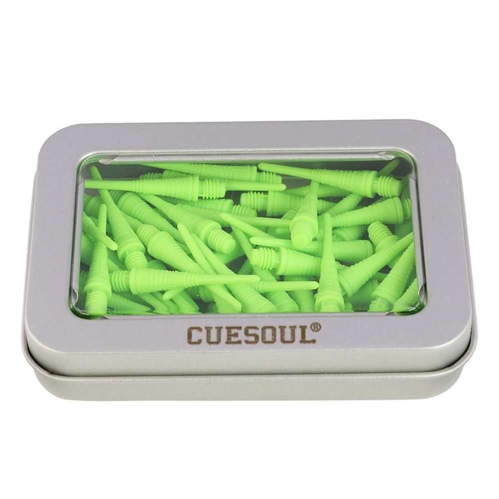 Plastični vrhovi za soft strelice Cuesoul lime zeleni, 32mm 100kom - Slika 4