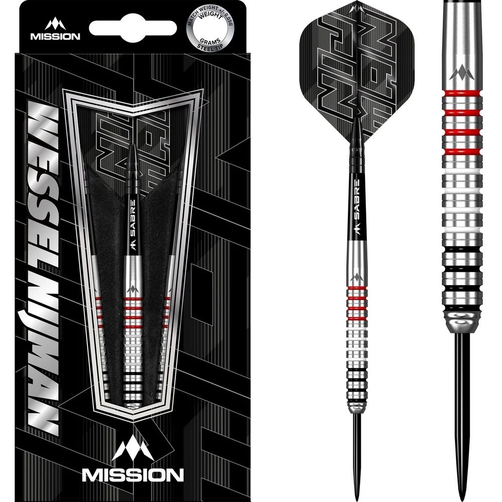 Set strelica steel Mission Wessel Nijman 23g 95% wolfram - Slika 4
