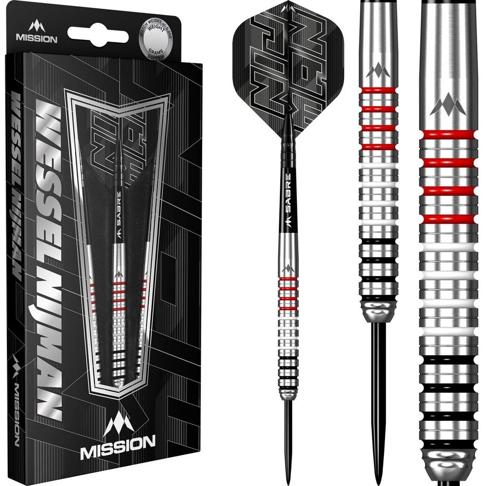 Set strelica steel Mission Wessel Nijman 23g 95% wolfram - Slika 2