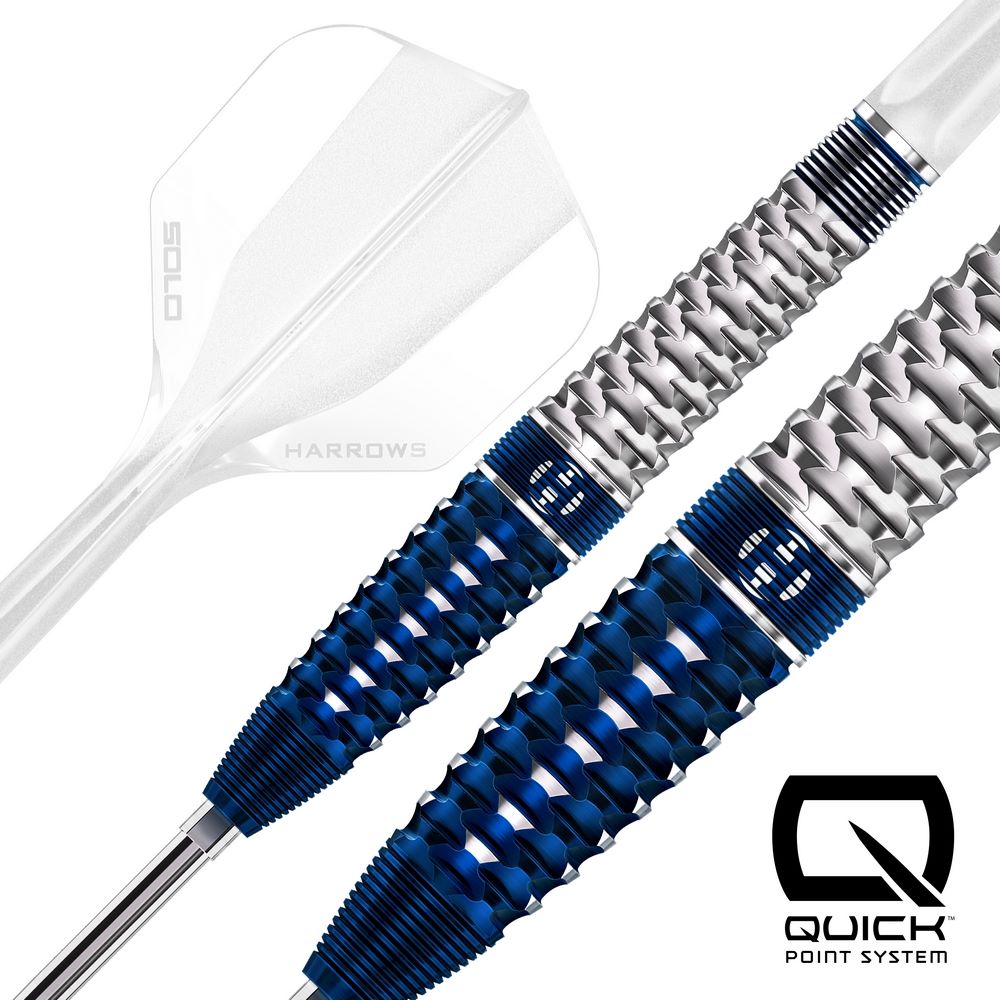 Set strelica steel Harrows Geo Torpedo 24g Quick Point 90% wolfram