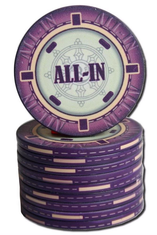 Poker All in , keramički žeton