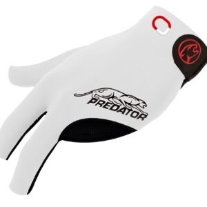 Bilijar rukavica Predator Jasmin Ouschan Second-Skin, 3-Finger S/M bela