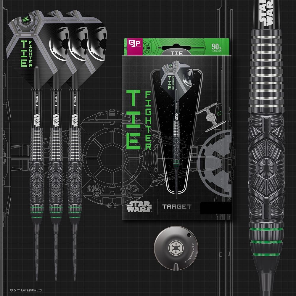 Set strelica steel STAR WARS TARGET Tie Fighter 24g SP, 90% wolfram - Slika 3