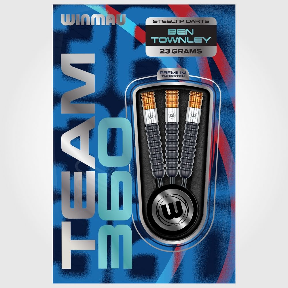 Set strelica steel Winmau Team 360 Ben Townley 23g, 90% wolfram - Slika 9