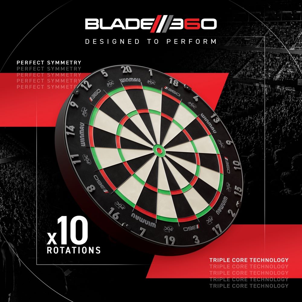 Pikado tabla Winmau BLADE 360, turnirski kvalitet - Slika 8