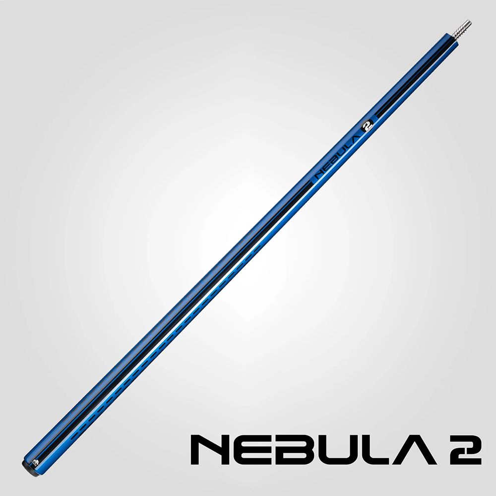 Bilijar štap Rhino Nebula 2 Sky Blue karbonski vrh 12,4mm WL - Slika 2