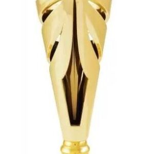 Pikado trofej, sportski dizajn 2, mermerno postolje, zlatne boje, visina 34,5 cm