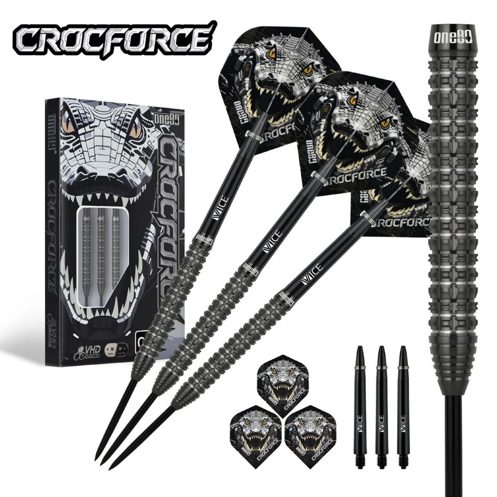 Set strelica steel One80 Crocforce CF1 24g 90% wolfram - Slika 6