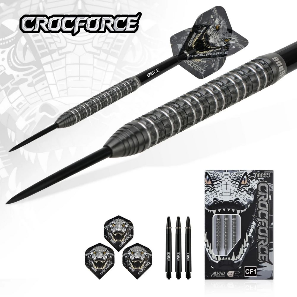 Set strelica steel One80 Crocforce CF1 24g 90% wolfram - Slika 5