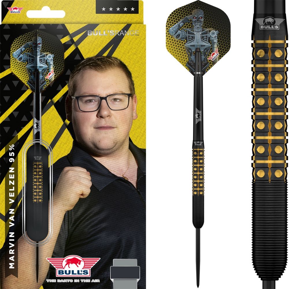 Set strelica steel Bull's Marvin van Velzen 22g 95% wolfram - Slika 2