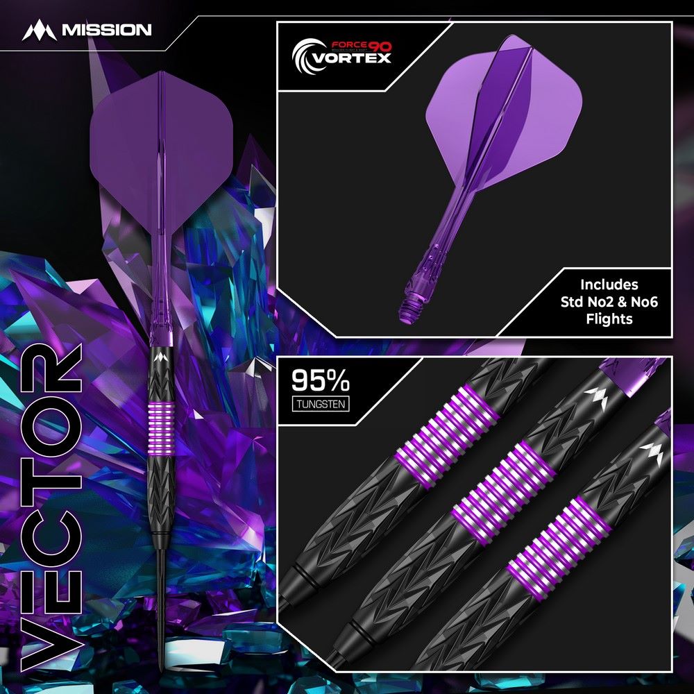 Set strelica steel Mission Vector 22g 95% wolfram - Slika 7