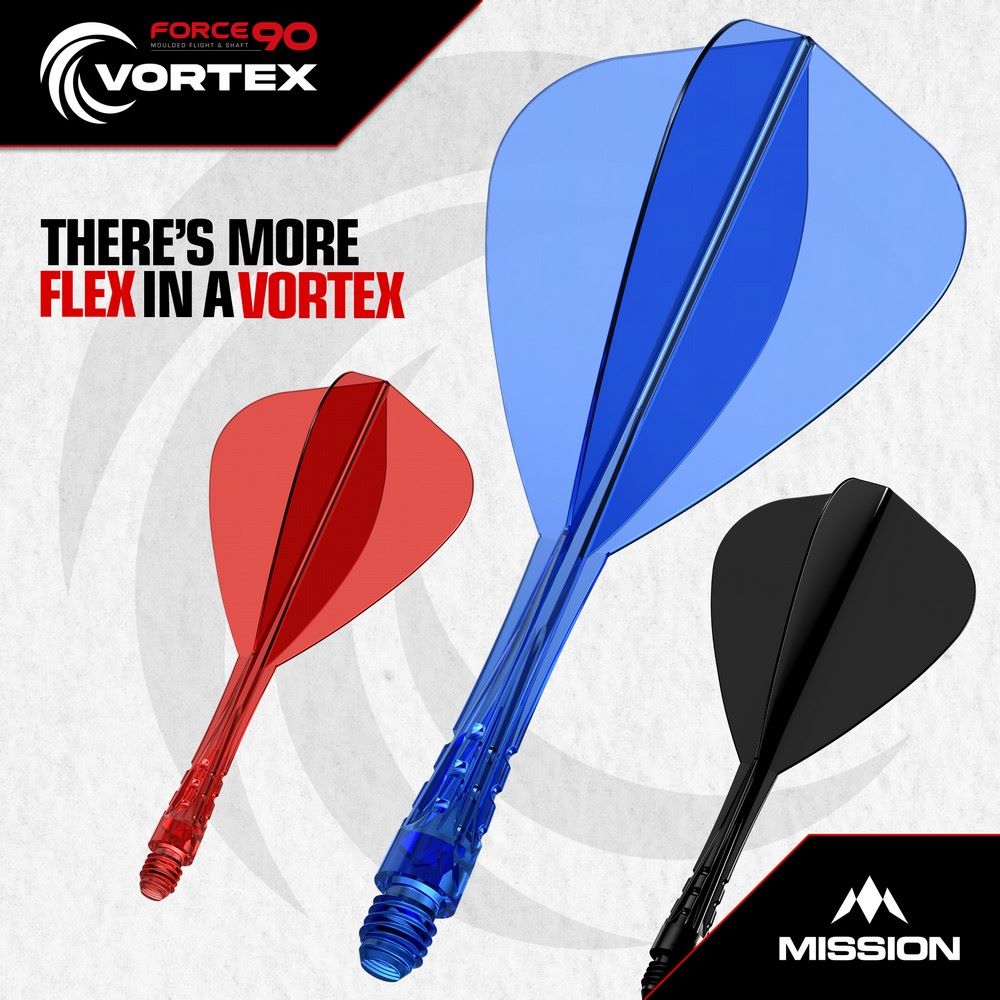 Pikado pera i tela Mission Force 90 Vortex bela, Kite pera i medium tela - Slika 5