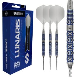 Set strelica steel Winmau Lunaris Parallel 23g SP 90% wolfram