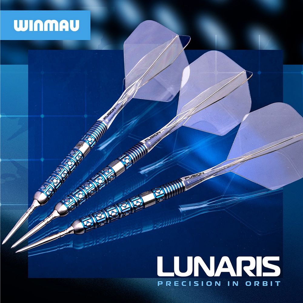 Set strelica steel Winmau Lunaris Tapered 24g SP 90% wolfram - Slika 10